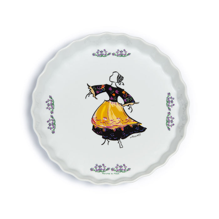 Tourtière décor costume Pointe du raz