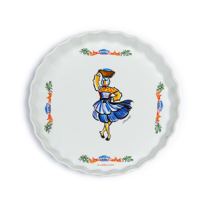 Tourtière décor costume Guérande