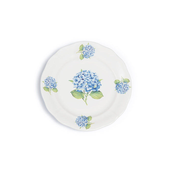 Petite assiette feston dessert décor hortensia