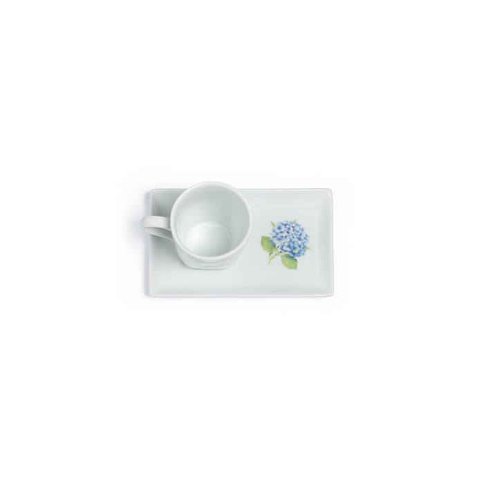 Ensemble thé gourmand décor hortensia