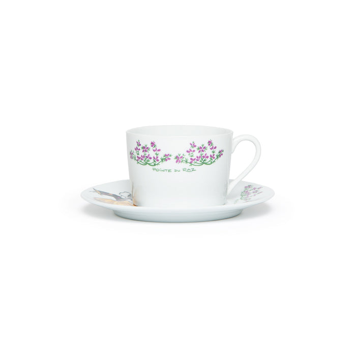 Ensemble tasse déjeuner décor costume Pointe du raz