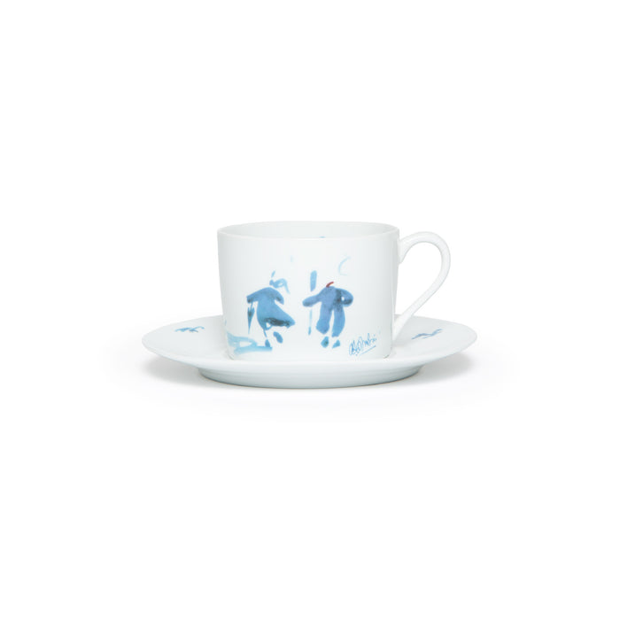 Ensemble tasse déjeuner décor VGLM