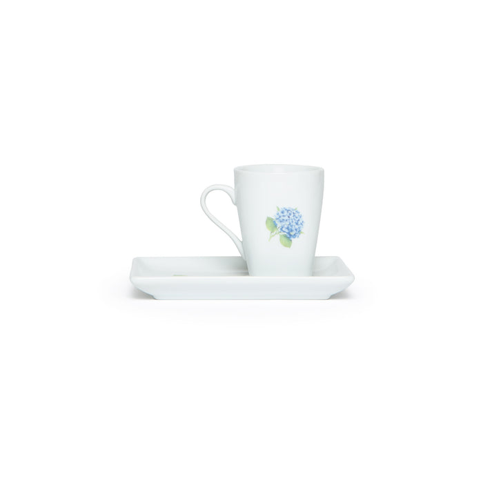 Ensemble thé gourmand décor hortensia