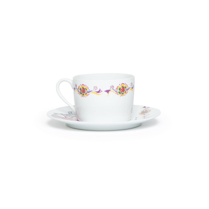 Ensemble tasse déjeuner décor costume Rennes
