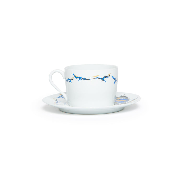 Ensemble tasse déjeuner décor costume Saint Malo